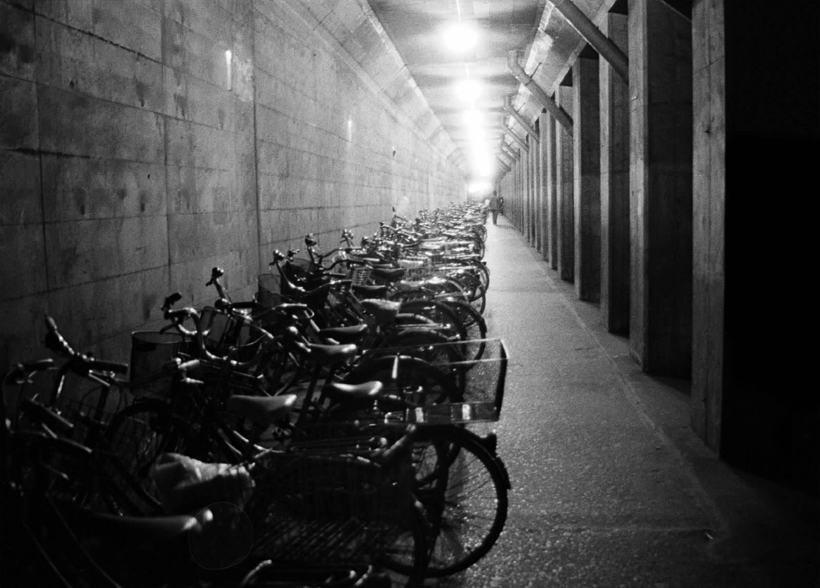 Long Line of Bicycles, 1990