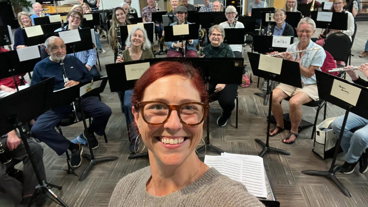 New Horizons Band's New Conductor: Nicole Mlynczak