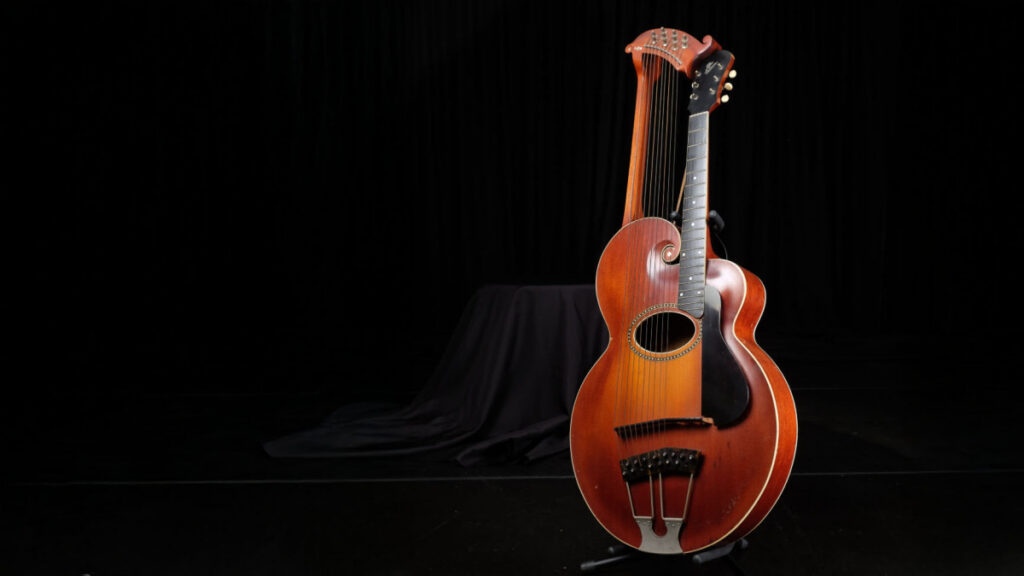 1911 Gibson Style U Harp Guitar
