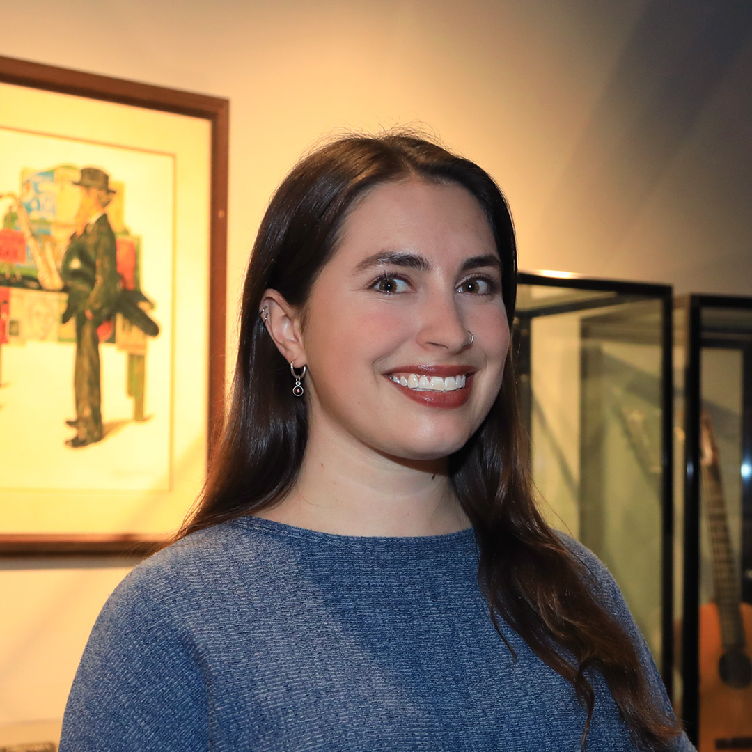 Portrait of Nicole Blue, Artifacts and Exhibitions Manager at the Museum of Making Music